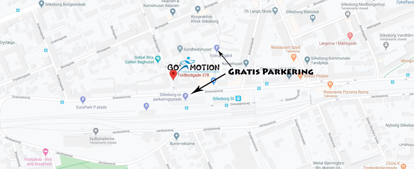 Find Go' Motion og Parkering — Gomotion fitness og motions center